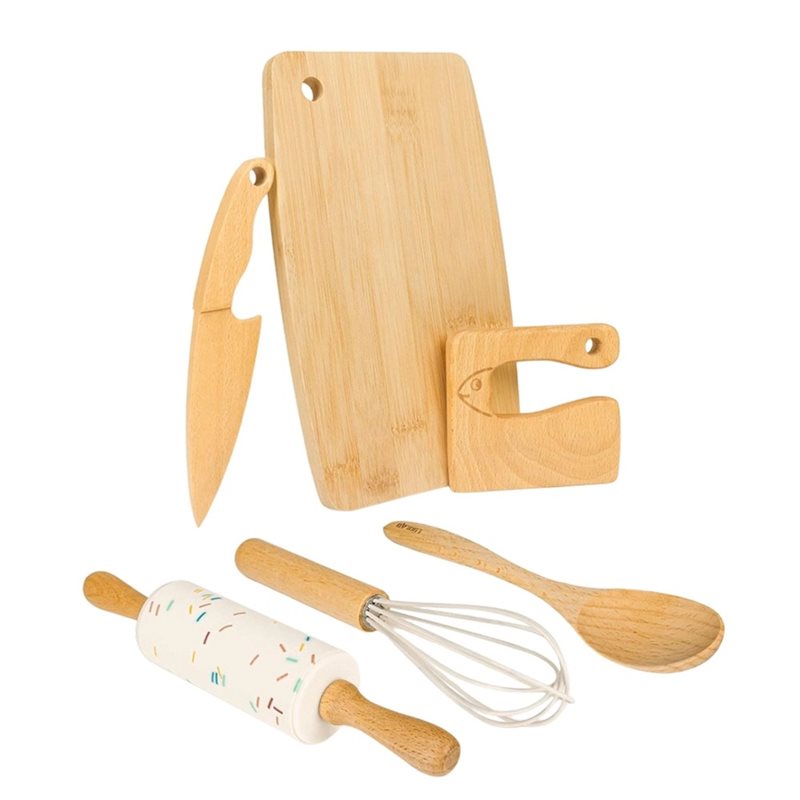 Kitchen Kids Baking Set - ABUG – Ahşap Çocuk Bıçağı ve
