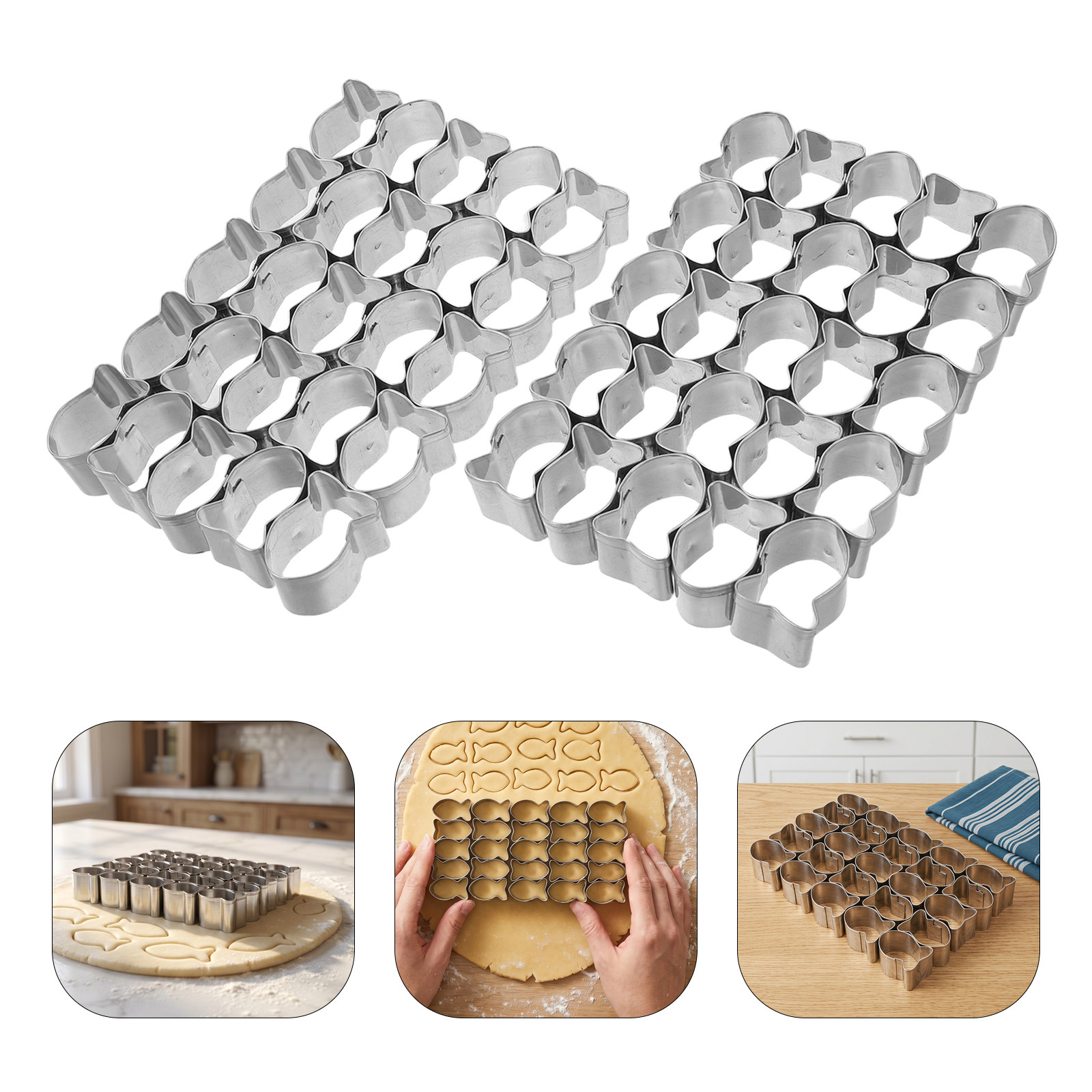 2 Adet Balık Şeklinde Kurabiye - Baking Kitchen Set incelemesi ve fiyatı